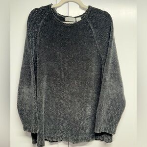 Emily Rose Charcoal Women's Cable Knit Sweater